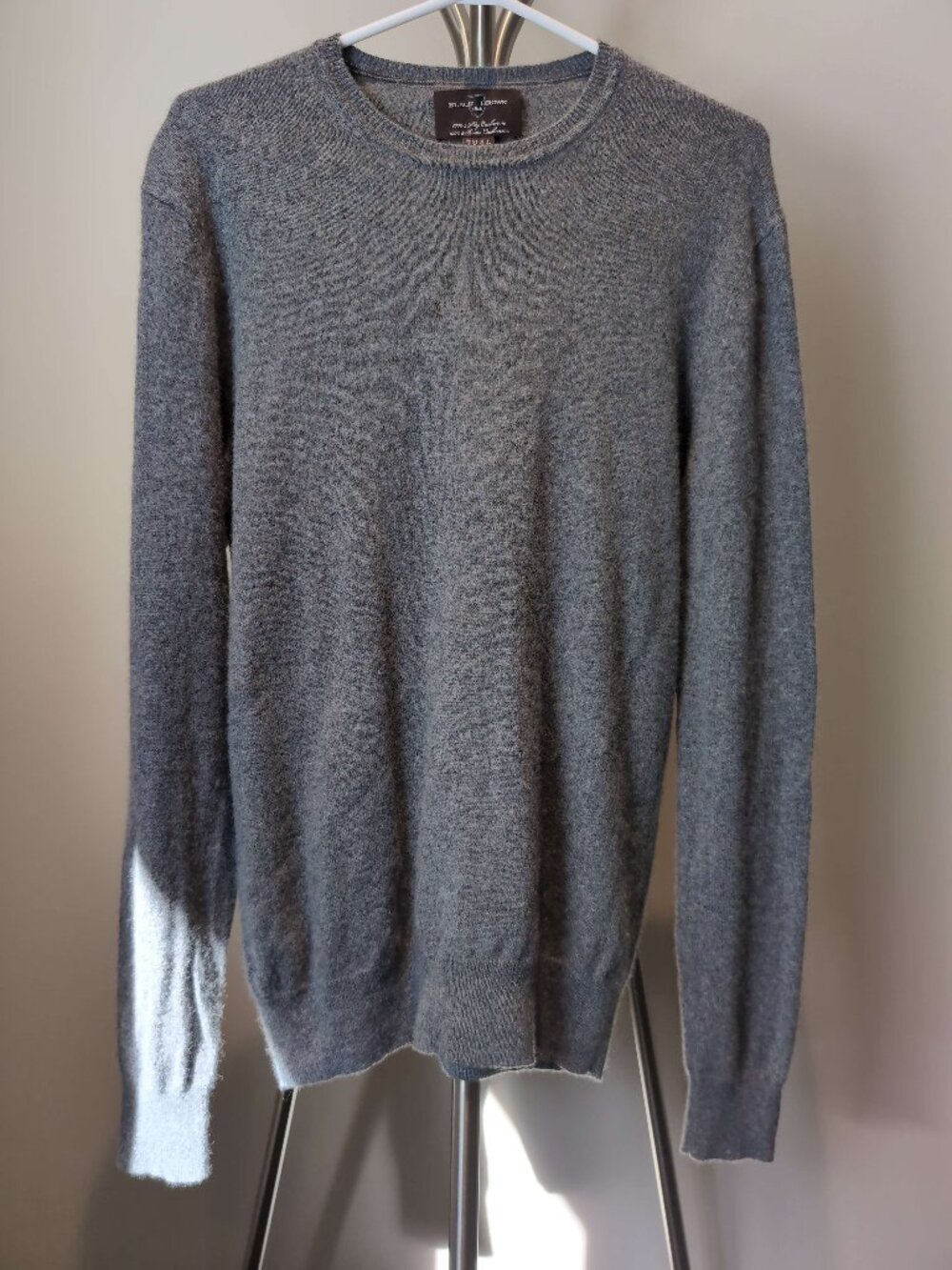 Black Brown 1826 Grey Cashmere Sweater